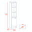 Armoire à linge Emmett, deux tablettes intérieures-1636833234-1636833238