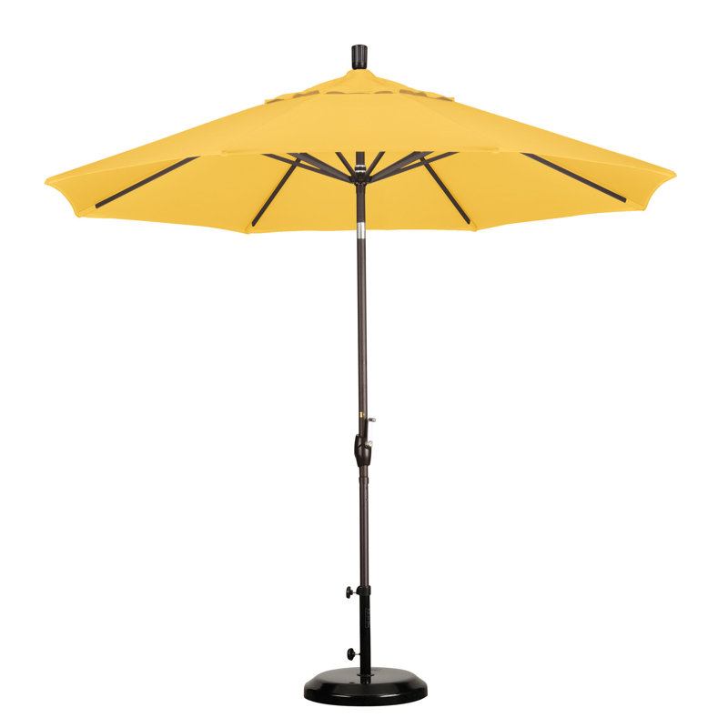 Parasol de marché 9 pi Ayomipo, Sunbrella® ‑ Dupione soie de maïs