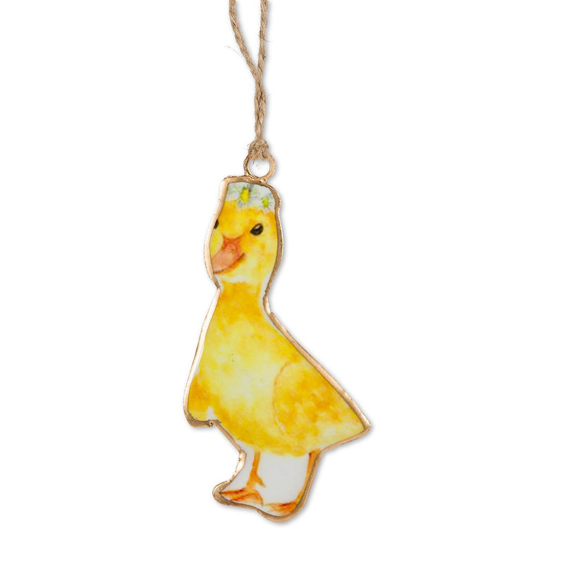 Ornement suspendu en forme de canard