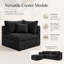 Fauteuil d'appoint rembourré Ashville Chenille-130186107