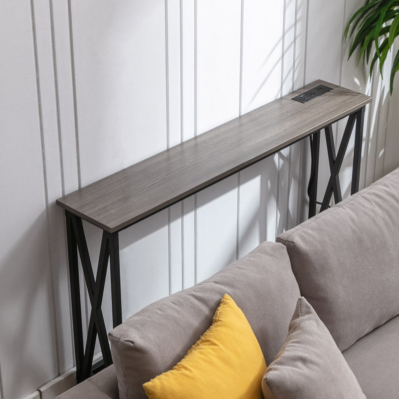 Onno Console Table, Grey Oak