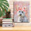 «Flower Crown West Highland Terrier 2» par Furbaby Affiliates, art mural sur toile-1143464030