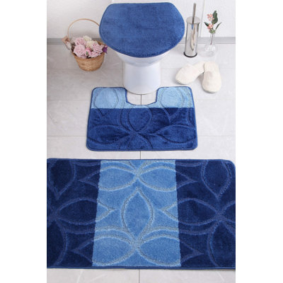 Ensemble de tapis de bain 3 pièces Puaina