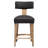 Upholstered 27.7'' Counter Stools With Curved Back And Solid Wood Frame-1523050285