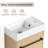 16" Single Bathroom Vanity With Ceramic Top