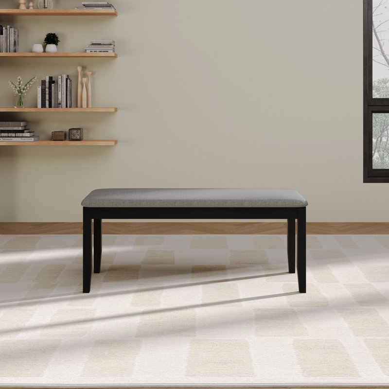 Ouray Dining Bench, Black