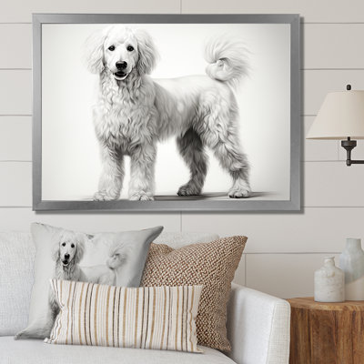 «Poodle Pizazz I», reproduction sur toile