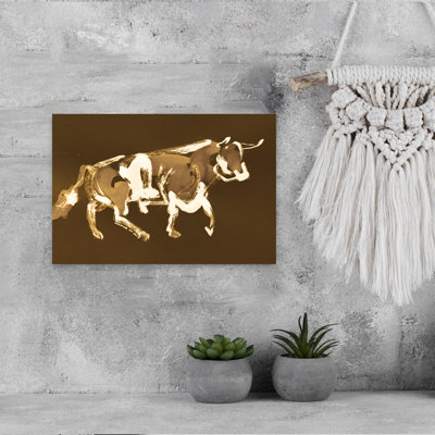 Impression sur toile, charling sépia