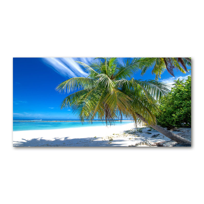 Tropical Beach - No Frame Print on Canvas