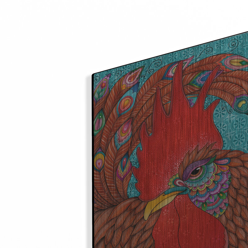 "Randy Rooster" par Hello Angel, H 16 po x l 12 po