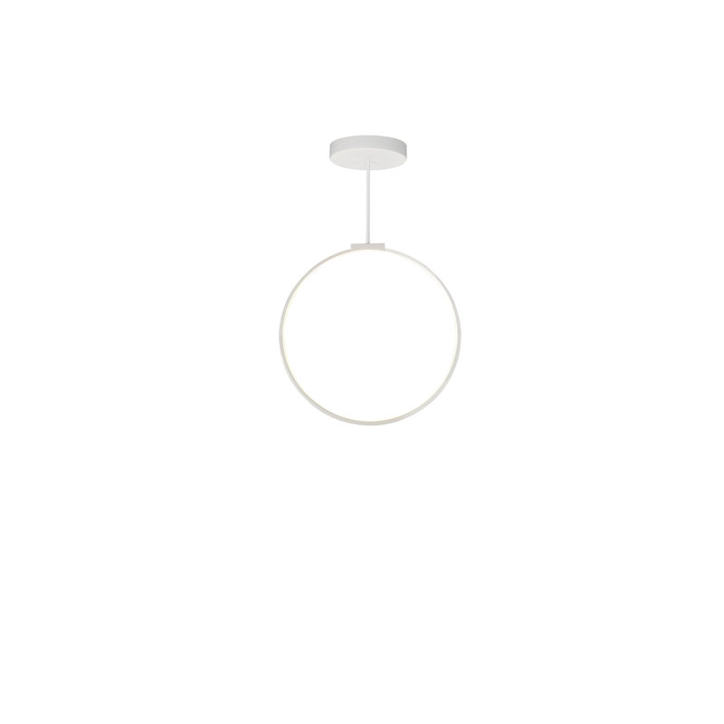 Cirque 1 - Light LED Pendant, 71.63" H x 24" W x 0.75" D, White