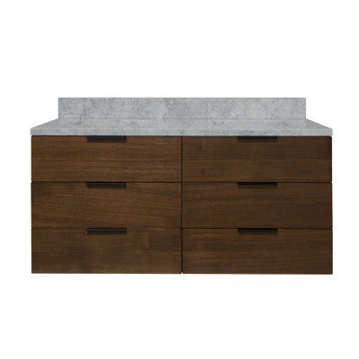 Mitchell 60'' Double Bathroom Vanity with Top