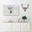 Hummingbird Paint Smudge Watercolour - Wrapped Canvas-56658658
