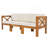 Outdoor Backyard Patio Wood 5-Piece Sectional Sofa Seating Group Set With Cushions