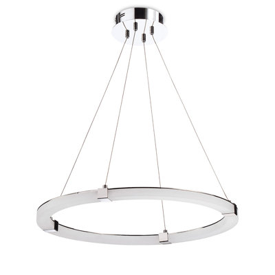 Delphina 1 - Light Polished Chrome LED Unique/Statement Pendant