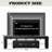Manjesh  63'' Media Console, TV Stand for TV up to 70",Entertainment Center with LED Lights-633386167
