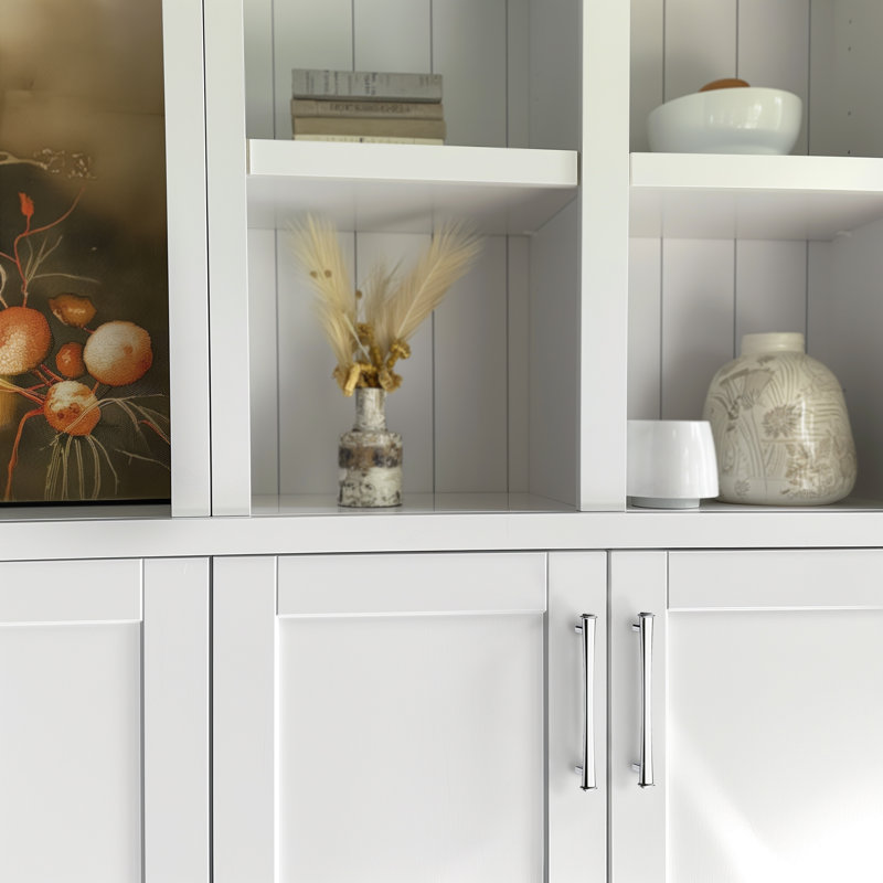 Ensemble de poignées d'armoire 3 po New Collection Extravagance, Chrome poli, 3 3/4"