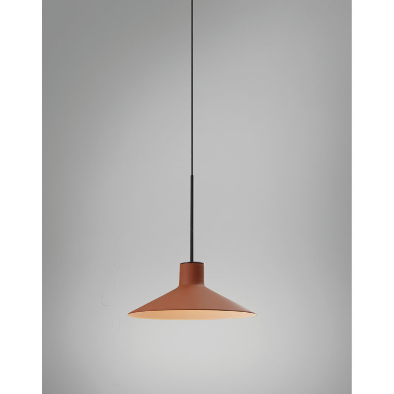 Platet 1 - Light LED Pendant, Terracotta