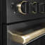 ZLINE 48 in. Paramount Double Oven Gas Range with 8 Burner Cooktop in Black Satin Stainless Steel-1453536669