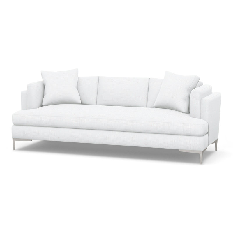 Aiden Sofa, Perigold Willa Snow, Stainless Steel