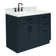 Tidworth 42'' Solid Wood Single Bathroom Vanity with 1.5'' Carrara Marble Top, Left Offset Rectangular Sink