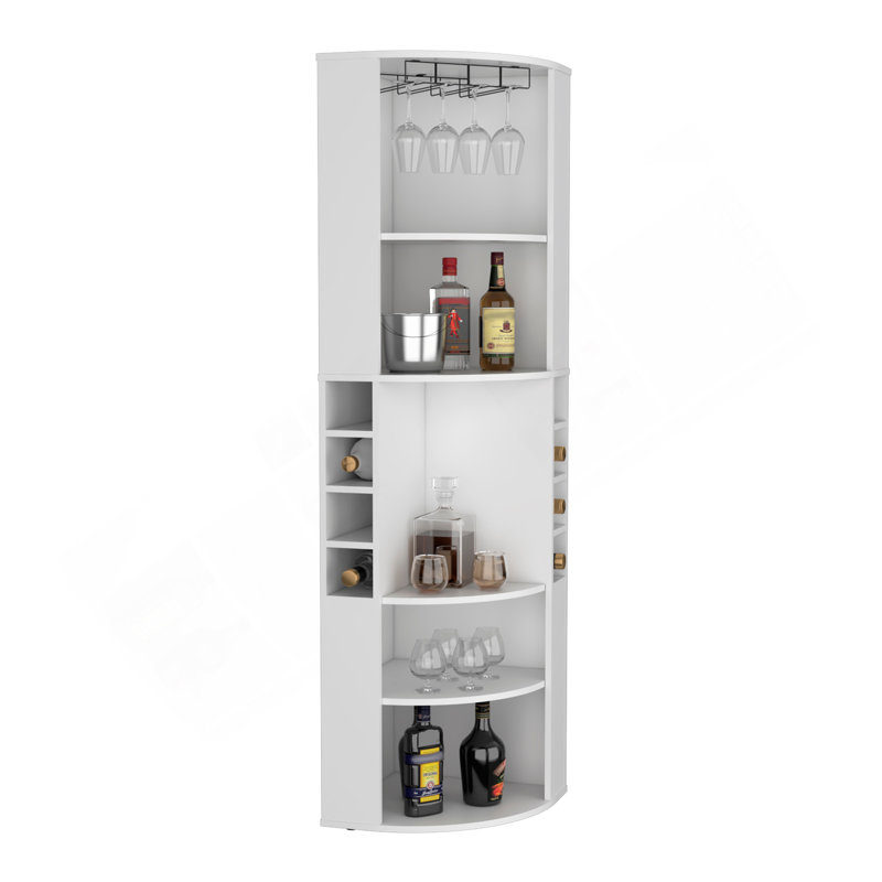 Armoire de bar Oban, Blanc