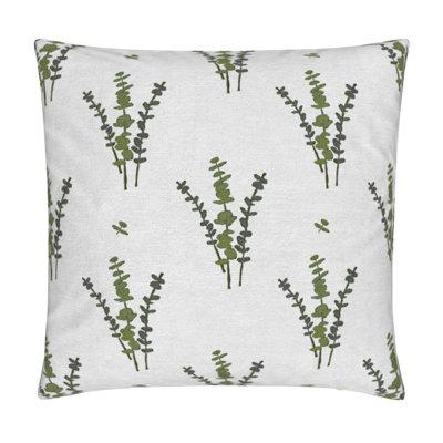 Eucalyptus Square Pillow Cover & Insert