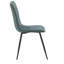 Chaise d'appoint en velours capitonné Steller-1900230263