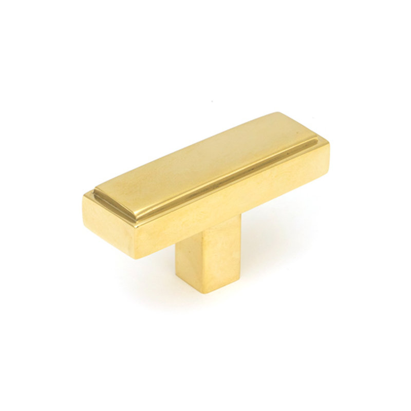 Scully Bar Handle, Polished Brass