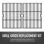 Grilles de cuisson de rechange pour barbecue 4 brûleurs (lot de 2)