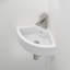 Efficient Space-saving Ceramic Sink Modern Design Wall-mounted