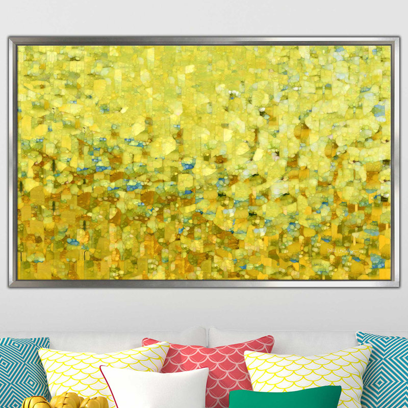 «Walk», reproduction d'impression sur toile encadrée, H 21,5 po x l 33,5 po x P 2 po, Cadre flottant argent
