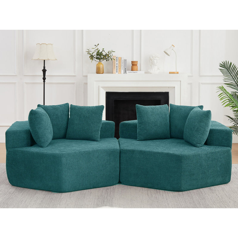 Canapé 95,2 po Comfy, Green