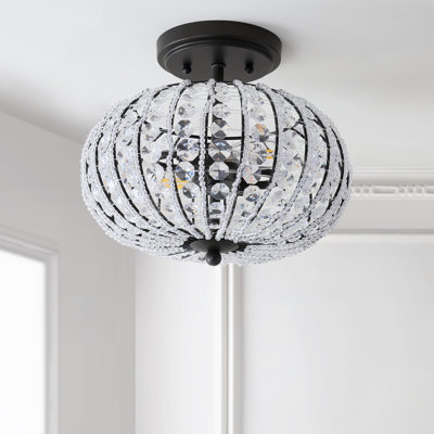 Plafonnier semi-encastré unique à 2 lumières 11,75 po Bradfield