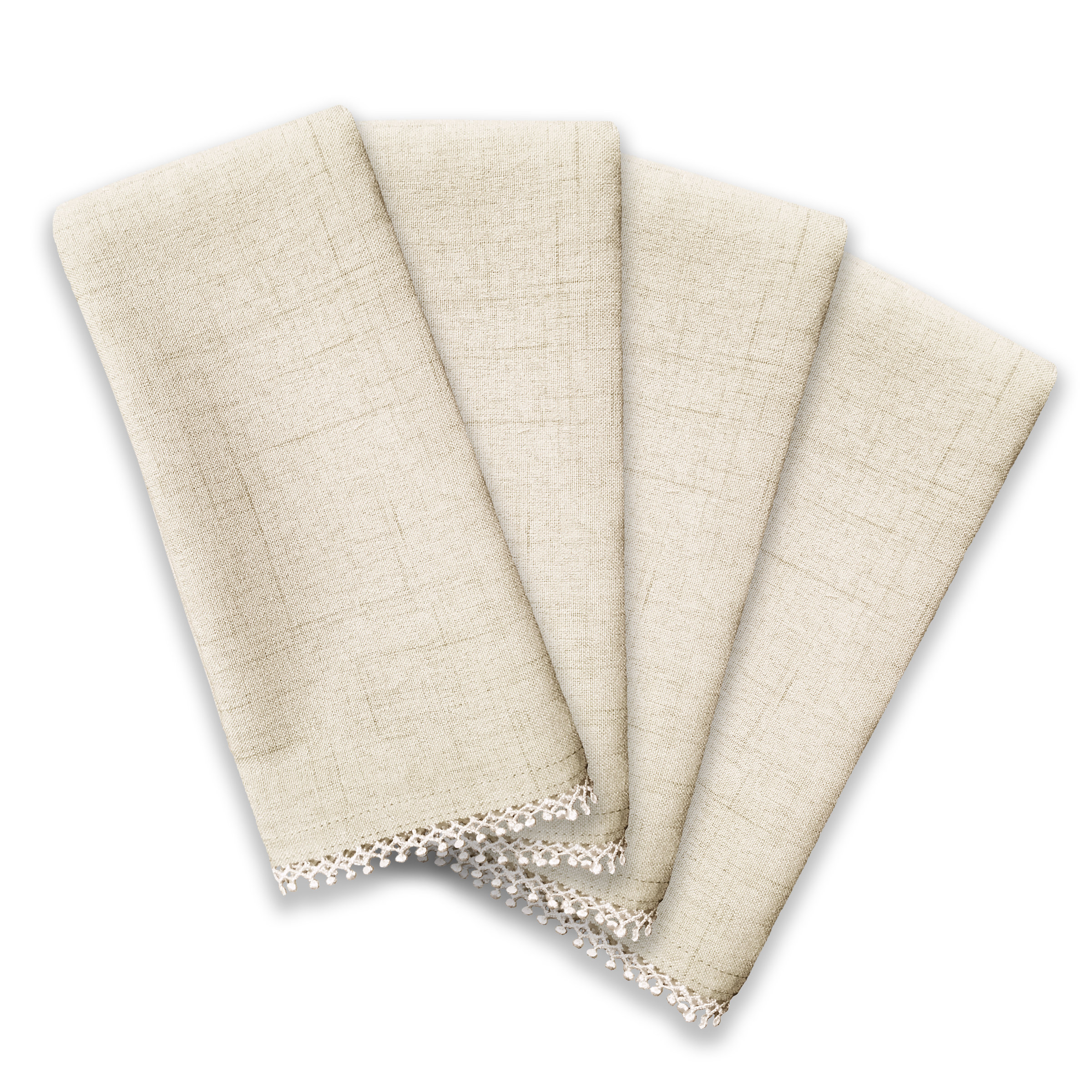 Lenox French Pearl Napkin 4 Pack Set | Birch Lane