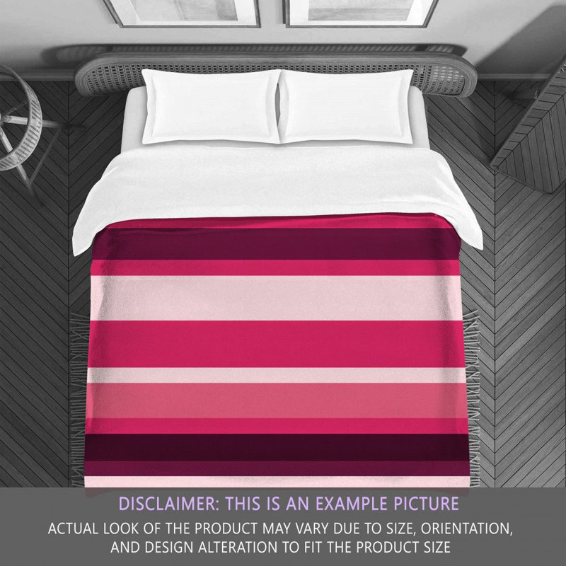 Polyester Striped Comforter, Twin Extra Long Comforter
