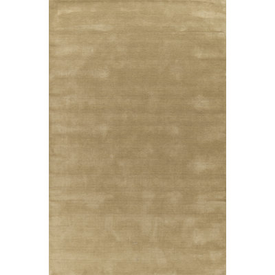 Tapis sable en mélange de laine tissé à la main Norna 8 pi x 10 pi