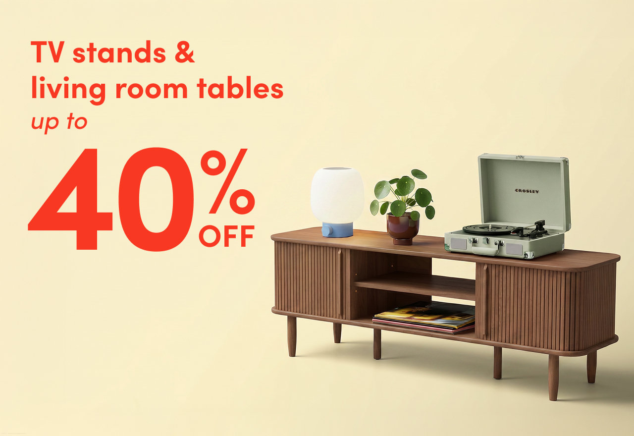 TV stand & living room table clearance