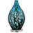 Sassari 28" Teal and Black Fused Glass Table Lamp