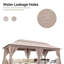 Pavillon de jardin en acier-103961162