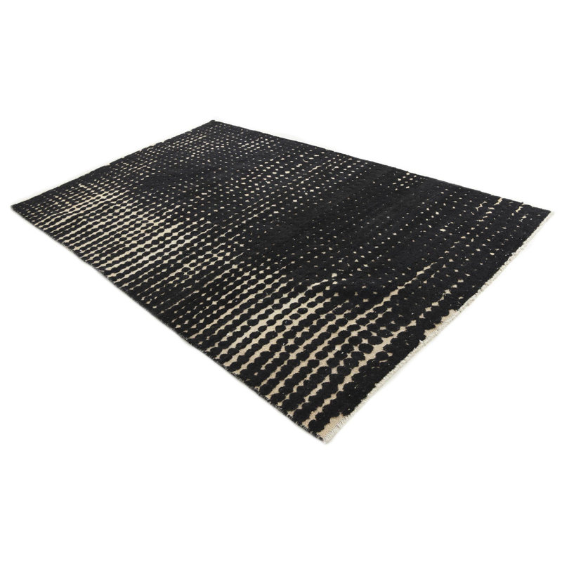 Tapis noir 7 x 7 po Philip