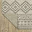 Tapis intérieur / extérieur gris en polypropylène tissé à la machine Jhor-1091324668