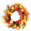 60cm Lighted Realistic LED Fall Wreath with Artificial Maple Leaves