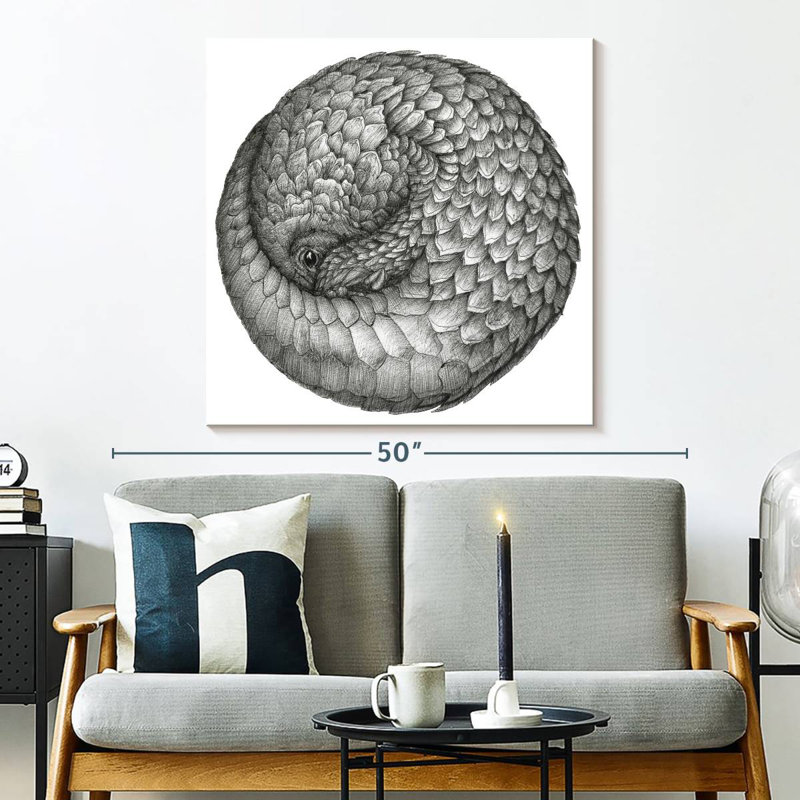 Brampt Pangolin Ball, 33" H x 33" W