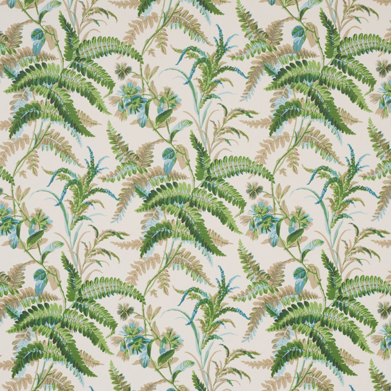 Myers Fern Wallpaper, Lagoon