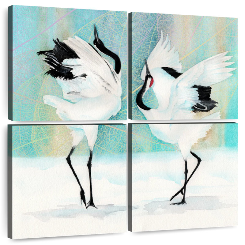 Brampt Dancing Japanese Cranes