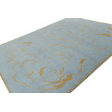 Art Deco Hand Knotted Wool Geometric Area Rug
