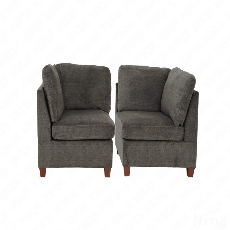 Ensemble modulaire - 2 pièces en gris, Gris foncé