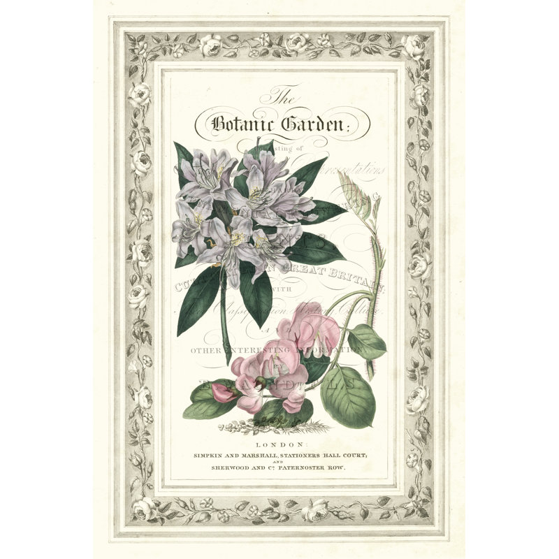 The Botanic Garden II - Wrapped Canvas Print, 46cm H x 30cm W