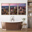 Mauve coucher de soleil clair, ville, photographie de construction, paisible, vibrant, moderne, bureau contemporain, décor-104074831-104074828